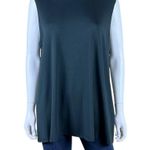 Eileen Fisher Sleeveless Mock Neck Jersey Knit Top Photo 1