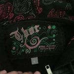 Thor Motocross black hooded zip up sweatshirt woman’s size large Photo 3