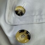 Burberry Double Breasted Trench Coat Size 12 Tan Color Classic Coat Photo 5