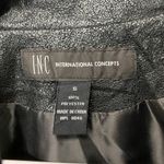 International concepts INC Black Faux Suede Laser Cut Jacket Women's Size S Emo Photo 9