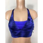 Nike New.  blue sports bra. Small. Retails $68 Photo 2