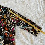 Chico's Chico’s Women’s The Perfect Layer Cardigan sweater in toasted khaki/Multicolor S Photo 6