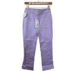 Hill House The Claire Stretch Preppy Quiet Luxury Casual Lavender Pant NWT Small Photo 1