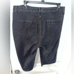 Gloria Vanderbilt Black Wash All Around Slimming Denim Cropped Capri Jeans Sz 16 Photo 1