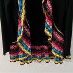 Double Zero  Ladies Sweater Crocheted Size L open front Photo 2