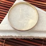 J.Crew  Bangle Bracelet Purple Enameled Gold Tone Photo 3