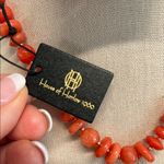 House of Harlow 1960 |🪸 Reconstituted Coral Starfish Statement Necklace ✨ Orange Photo 2