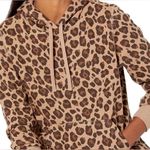 Amazon Essentials Brown Leopard Print Women's Hoodie Size M Photo 1