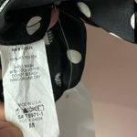 Charlotte Russe Black Polka Dot Tie-Back Crop Top NWT Size M Photo 5