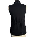 ALLSAINTS Fera Sleeveless Sweater Black Zipper Vest Alt Goth Wrap Small Modal Photo 1
