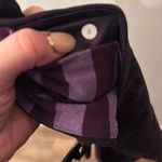 Lululemon Lulu Cropped Leggings Black/Purple Size 8 Photo 1