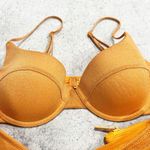 Triangl saria Orange sparkle Large Top / Medium Bottom Bikini Swimsuit Set Size undefined Photo 2