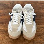 Tretorn  White Navy Kristine Suede/Textile Sneaker Size 10 Photo 1