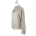 Vera Wang Women's Simply Vera  Sweater Size M Beige Dolman Knitted Pullover NWT Photo 3