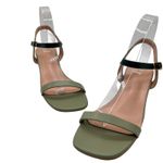 Allegra K NEW Sandals Women 8.5 Green Ankle Strap Block Heel Comfortable Fashion Photo 0