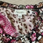 Dress Barn  Fitted Sleeveless Black and White Blouse Photo 1