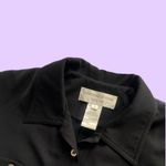 Jones New York Vintage y2k Black Button Up Short Sleeve Shirt Dress 🔥 Photo 1