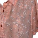 Laura Scott 🎄 Floral Button Down Blouse Photo 4