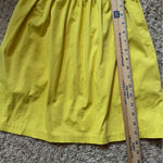 Alice + Olivia - Yellow A-Line Skirt Sz 0 Photo 6