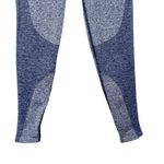 Gymshark Flex Leggings Purple Navy Marl Cropped Seamless Women’s Size Small Photo 2