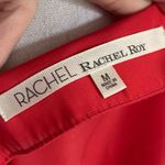 Rachel Roy RACHEL  • Salmon Reddish Color Pleated Collar Blouse Photo 3