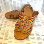 Naturalizer  Women's Wendy Slingback Tan Red‎ Blue Beachy Sandal US 9 Photo 0