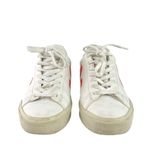 VEJA  Campo Women's White Leather Low Top Lace Up Athletic Sneakers Shoes Size 8 Photo 1