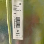 Alice + Olivia Alice plus Olivia Tie Dye Funnel Neck Crop Hoodie, Beachside Yellow M Photo 4