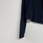 CAbi  Navy Blue Open Front Cropped Long Sleeve Cardigan Sweater Womens S Ballet Photo 1