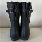 Hunter  Original Short Back Adjustable Rain Boots Black Women’s Size 10 Photo 7