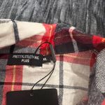Pretty Little Thing Women’s Plaid Shirt - Red, Black, and White Shirt  Photo 1