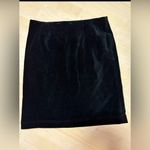 Talbots Vintage Black Velour Skirt Size 16 Photo 2