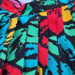 Liz Claiborne VTG Pleated Midi Skirt Floral Rose colorful Sz 10 y2k cottage boho Photo 7