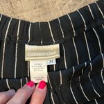 Coldwater Creek  women’s wide leg black and white striped pants Photo 1