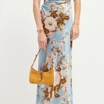 Reformation Casette Silk Dress in Serene Sz.10 NWT Preppy Bohemian Party Wedding Photo 4