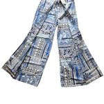 J. McLaughlin  Eugene Pant in White Blue Palm Park |  XS NWT Photo 3