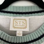 Sail To Sable STS  Sweater Small Cotton Beachy Nautical Sailor Coastal Photo 4