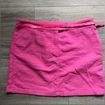 Vanessa Virginia Anthropologie Pink Fushia 100% Cotton Mini Skirt Size 12 Summer Photo 7