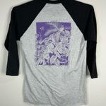 Juliana Bicycles Bike Night Shirt Women XS Raglan Tee MTB Graphic Jungle Art Gray Photo 4