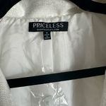 Shop Priceless Dazzling White Sequin Blazer Photo 5