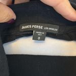 James Perse  Black Skinny Tee Shirt Dress Midi Photo 6