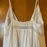 Lulus  White Sleeveless Tiered Dress Boho Sexy Prairie Cottagecore Large FLAWS Photo 12