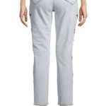 Driftwood - Gizelle Geometric Embroidered Distressed Light Wash Denim Jeans Photo 1