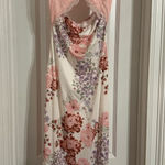 Floral Lace Trim Dress Photo 0