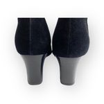 Chico's new Chico’s 𖦹 Italia Tall Bronze Embroidered Heeled Boots 𖦹 Black Suede 𖦹 6M Photo 7