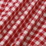 RIHOAS The Red Boat Neck Plaid Mini Dress Size L Photo 5