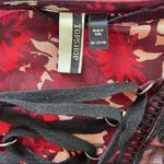 Topshop Embroidered Midi Dress Size 6 Boho Bishop Sleeves Wedding Novelty Fall Photo 5