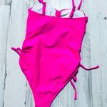 None Monokini Ruched Swimsuit Strapless - Adjustable Spaghetti Straps Photo 3