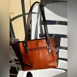 Aurielle Genuine Leather Handbag Brown Photo 7