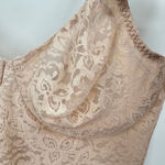 Bali All Over Solutions Bodysuit Nude Floral Lace Lingerie Size 38B NEW Photo 3